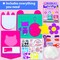 My First Sewing Kit for Beginner Kids Arts & Crafts, 7 Easy DIY Projects of Stuffed Animal Dolls and Plush Pillow Craft, Instructions & Felt, Gift for Girls, Boys, Learn to Sew, Embroidery
